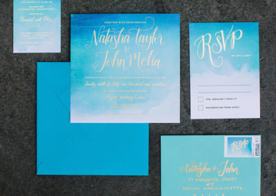 Natasha & John Wedding Invitation Suite
