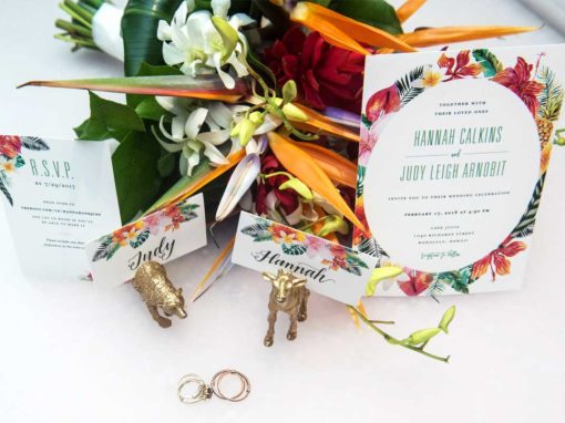 Hannah & Judy Wedding Invitations